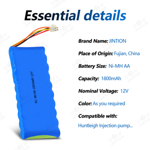 NIMH <span class=keywords><strong>AA</strong></span> 1800MAH 12V ni-mh batteria ricaricabile <span class=keywords><strong>AA</strong></span> per pompe siringa 400 316 Huntleigh <span class=keywords><strong>P</strong></span>/N - Product Image 3