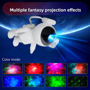 Nouveaux enfants veilleuses étoiles Projection lumières décor à la maison luxe Lampada Led 360 astronaute veilleuse projecteur à vendre - Product Image 6