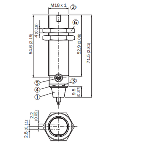 GRL18-N1132 Détection d'objets/Détection de présence Laiton 10m IP67 <span class=keywords><strong>Indus</strong></span> Photoélectrique Sys - Product Image 3