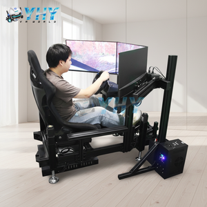 Cockpit de simulation de course automobile commercial en promotion avec <span class=keywords><strong>simulateur</strong></span> de mouvement <span class=keywords><strong>F1</strong></span> et affichage sur 3 écrans - Product Image 1