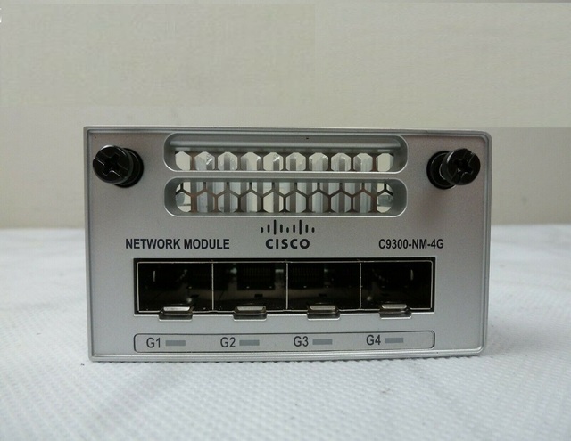 Original Switch C9300-NM-4G Catalyst 9300 Series Modules & Cards 4x 1G Network Module C9300-NM-4G C9300 Series