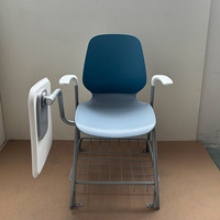 Chaise de formation universitaire Chaise pliante de conférence de formation mobile pratique avec bloc-notes