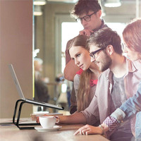 Soporte de Aluminio para Laptop OEM de Fábrica, Base Ergonómica para Notebook de 10 a 15.6 Pulgadas