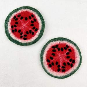 Sous-verres en <span class=keywords><strong>laine</strong></span> de feutre pour boissons, sous-verres absorbants pour bureau ou table à manger pour verre, tasse, tasse ou bol à soupe - Product Image 6