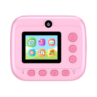 Kamera Instan Edukasi Anak 1080P HD Sensor CMOS Lensa Ganda Permainan Puzzle Lampu Warna-warni Layar Mini 2.0" Baterai Isi Ulang