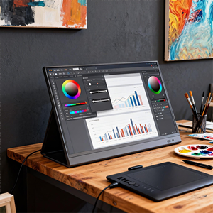 <span class=keywords><strong>Ofertas</strong></span> por Tiempo Limitado: Monitor Portátil Ultra Delgado y Ligero de 15.6 Pulgadas, 3840x2160 Full HD IPS para Laptop y <span class=keywords><strong>PC</strong></span> - Product Image 6