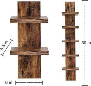 Unidad de estante de pared con luz RGB, estante de falta flotante para almacenamiento, estante de exhibición vertical montado en la pared - Product Image 6