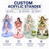 Standee Karakter Anime Akrilik Cetak Offset Cerah Akrilik Cermin untuk Hadiah Penggemar Idol Sampel Langsung dari Pabrik Tersedia
