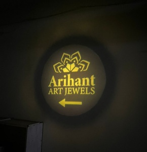 27W Water Resistant Logo <b>Projector</b> DIY Inkjet Logo Change Bright 6000lm Light with 6ft Projection Distance - Product Image 2