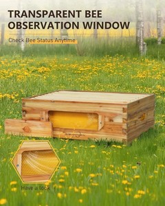 10-khung langstroth tổ ong với nền tảng cho beeyard mật ong hệ thống sản xuất - Product Image 4