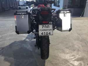 Moto Côté Boîte Sacs Sacoches Remus 43l Argent Pour Crf1000 Honda Africa Twin - Product Image 3