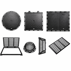 Griglia <span class=keywords><strong>di</strong></span> scarico antifurto in ghisa sferoidale con telaio <span class=keywords><strong>per</strong></span> drenaggio urbano - Product Image 4