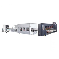 Ligne de production entièrement automatique d'impression, de pliage et de collage, machine d'impression de boîtes de dessins animés