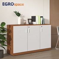 EGROspace Fabrika Üreticisi Mobilya Belgesi Modüler Depolama Salıncak Kapılı Ahşap Dosya Ofis Dolabı