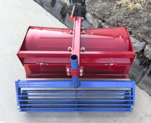 Produits agricoles, cultivateur agricole, rotavator de 90 cm de large, rotoculteur, rouleau broyeur de sol pour tracteur à moteur diesel. - Product Image 2