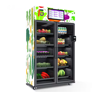 Thông minh màn hình cảm ứng ai Máy bán hàng tự động cho thực phẩm và đồ uống kiểm soát nhiệt độ thanh toán thẻ tín dụng Robot Máy bán hàng tự động - Product Image 1