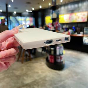 Coque de téléphone antichoc en silicone liquide TPU pour S25U S25 Series avec cordon, agréable au toucher, résistante à la saleté - Product Image 4