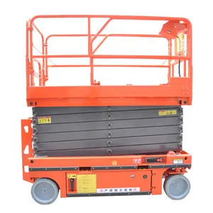 easy to operate and maintain safe stable self propelled scissor lift platform for construction