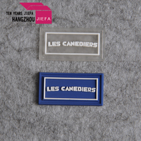 Étiquette en silicone souple en PVC personnalisée avec logo, pour vêtements, transfert thermique, étiquette de vêtement