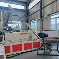 Machine d'extrusion QINGHANG à double vis coaxiale 37KW pour la fabrication de tuyaux/tuyaux souples/tubes en PVC et l'extrusion de filaments et de barres