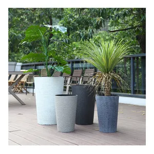 Premium Plastic Plant Pots Ideal for Home and Office Decor with High-Quality Material