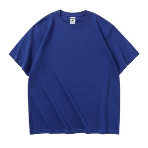เสื้อยืดคอตตอน 100% หนัก 280 กรัม แบบสั่งทำพิเศษ OEM ODM ทรงโอเวอร์ไซส์ คอกลม แขนสั้น ไม่มีลาย พร้อมสกรีนโลโก้ - Product Image 6