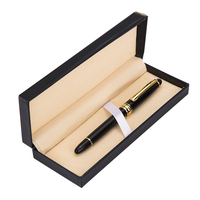 Schwarzer Kugelschreiber mit individuellem Logo Werbe-Stifte Geschenkboxen für Männer Frauen Unterschrift Executive Business