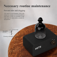 Diffuseur d'huiles essentielles sans eau, rechargeable par USB, alimenté par batterie, portable, aromathérapie, utilisation en hôtel, capacité de 10 à 50 ml, bois