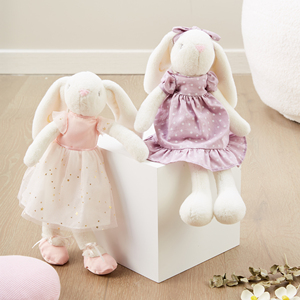 Peluche Lapin Mignon de Haute Qualité pour Enfants, Jouet en Peluche Lapin pour Filles, Lapin aux Longues Oreilles, Décoration de Pâques - Product Image 1
