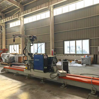 Robot de soudage intelligent automatique Raintech 6 axes avec suivi automatique des soudures à l'arc immergé pour les pièces de structures en acier industrielles