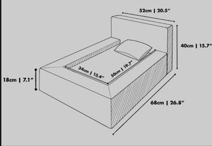 Canapé-lit design pour animaux <span class=keywords><strong>de</strong></span> compagnie, traversin <span class=keywords><strong>de</strong></span> tête doux, zone <span class=keywords><strong>de</strong></span> couchage confortable, couverture lavable, grands lits pour chiens <span class=keywords><strong>guimauve</strong></span> - Product Image 6