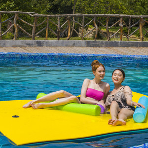 Màu sắc tươi sáng Limo màu xanh lá cây 15 'x 6' cao nổi hồ bơi nổi Mat 15x6ft nổi Mat đi bộ trên mặt nước - Product Image 2