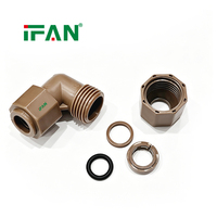 IFAN Vente Chaude Raccords Rapides PPR à Encliquetage 20-63mm Coude, Raccord Coupelle, Té pour Tuyaux PPR
