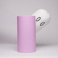 Mini Peluche Fantôme d'Halloween pour Micro-ondes, Peluche Chauffante