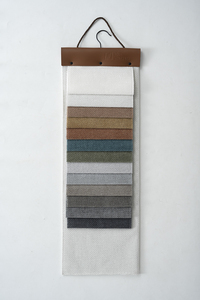 Cortinas de lino personalizadas para sala de estar, tela transpirable de lujo para sofá de dormitorio, tela de chenilla lisa en Stock para uso en sala de estar y dormitorio - Product Image 3