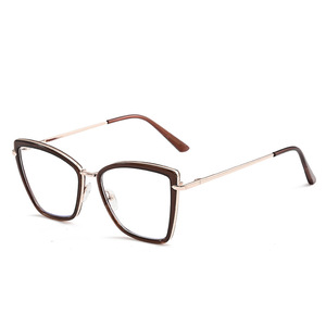Monture <span class=keywords><strong>de</strong></span> Lunettes <span class=keywords><strong>de</strong></span> <span class=keywords><strong>Vue</strong></span> <span class=keywords><strong>Femme</strong></span> Œil <span class=keywords><strong>de</strong></span> Chat Classique 2024 Chic Anti-Lumière Bleue Tendance Haute Qualité Noir Léopard - Product Image 6