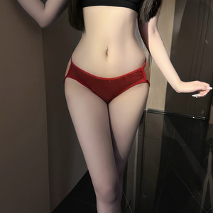<span class=keywords><strong>Perizoma</strong></span> Sexy e <span class=keywords><strong>Sensuale</strong></span> da Donna con Apertura all'Inguine, in Poliestere Trasparente Sottile, Stile ODM - Product Image 4