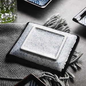 Assiettes de service d'assiettes à Sushi, <span class=keywords><strong>rectangulaire</strong></span>, Vintage, <span class=keywords><strong>Design</strong></span> japonais, ensemble d'assiettes en céramique personnalisés 1 pièce - Product Image 4