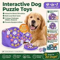 Jouets interactifs pour chiens, service OEM et ODM disponible, gamelle interactive pour animaux, bol d'alimentation lente amusant pour chats et chiens