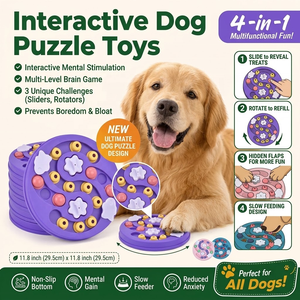 Jouets interactifs pour chiens, service OEM et ODM disponible, gamelle interactive pour animaux, bol d'alimentation lente amusant pour chats et chiens - Product Image 1