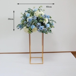 Arreglo de bola de flor de loto artificial Rosa realista para el Día DE LA MADRE Centros de mesa de graduación de boda de la escuela San Valentín - Product Image 3