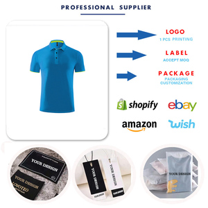 Chemise de golf décontractée à manches courtes pour homme, anti-rides, avec logo brodé, poche, polyester/coton, disponible jusqu'à 6XL - Product Image 6