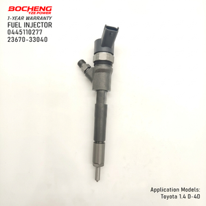Inyector de Combustible Common Rail 23670-33040, Inyector Diesel 0445110227 para Motor Toyota Corolla Auris Yaris 1.4 D-4D 1ND-TV - Product Image 1