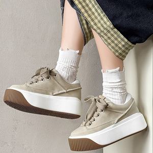 Colección Uggs, Zapatos Deportivos de Lona con Plataforma Gruesa, Retro y Personalizados, para Hombre y Mujer, Transpirables, con Cordones, para Correr - Product Image 6