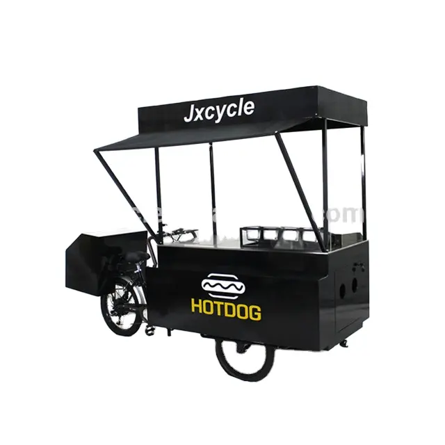 motor hot dog carts hot dog bike with grill and fryer food truck