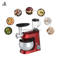 SOHEF OEM Robot Pâtissier Électrique Planétaire 3-en-1, Couleur Personnalisée, 1300W, Écran LCD, Bol en Acier Inoxydable 5L, Entièrement en Cuivre