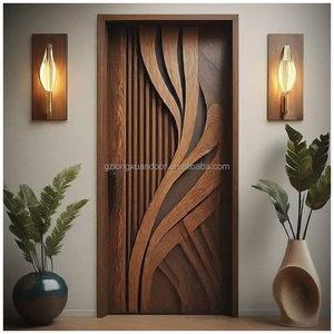 Portes doubles en teck massif haut <span class=keywords><strong>de</strong></span> gamme, modernes, pour intérieur et extérieur, hall, <span class=keywords><strong>salon</strong></span>, entrée, salle à manger, appartement, insonorisées - Product Image 4