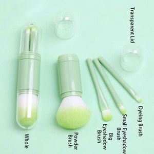 Vente en gros en usine Mini <span class=keywords><strong>pinceau</strong></span> de maquillage portable de voyage pour <span class=keywords><strong>fard</strong></span> <span class=keywords><strong>à</strong></span> paupières en poudre 4 en 1 - Product Image 4