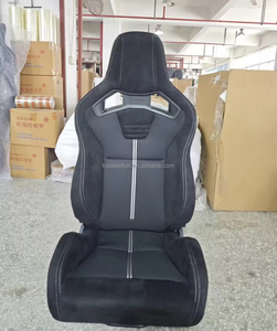 Asientos Deportivos RECARO de Cuero Universales Personalizados OEM, Ajustador Único, Rieles Dobles, Asientos para Auto de Carreras - Product Image 1