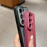 Coque de téléphone portable magnétique antichoc en TPU PC mat de luxe pour Samsung Galaxy S26 Ultra S25 S24 Plus S23 S22 A56